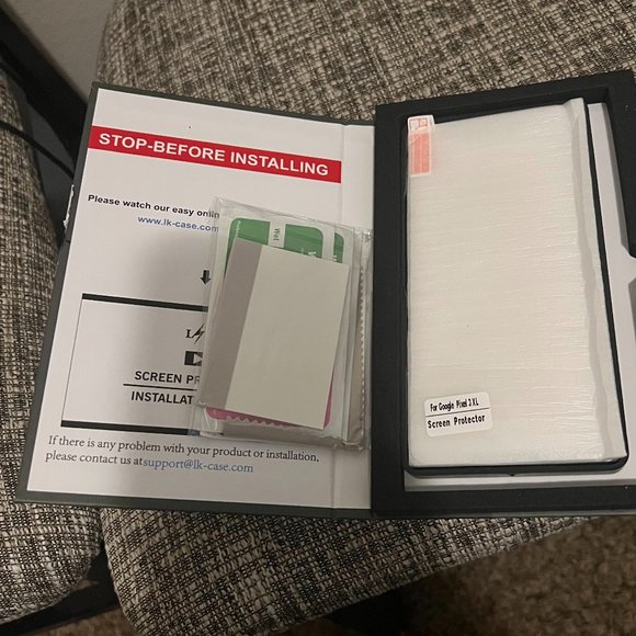 LK 2 Pack Clear Premium Tempered Glass Protector - Picture 4 of 7